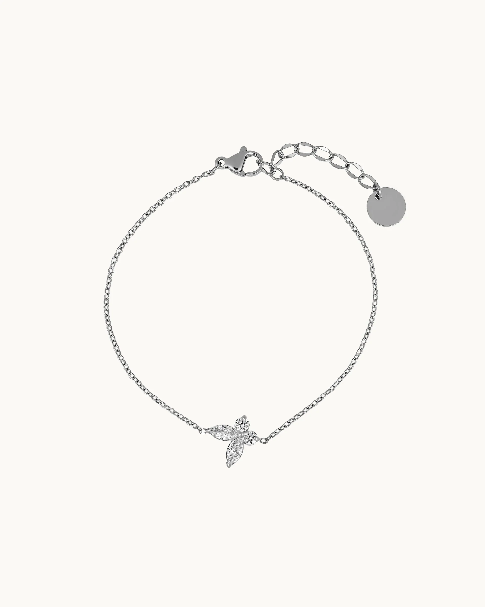 Christy Butterfly Bracelet in Silver