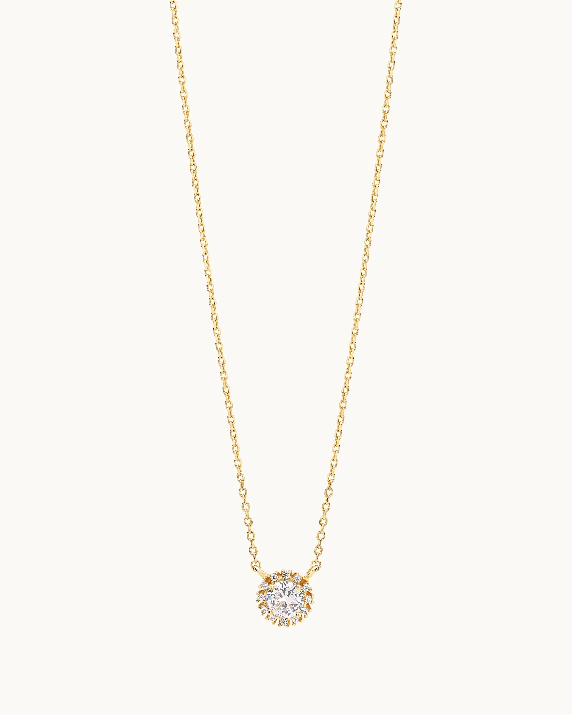 Corinne Sparkle Necklace in Gold