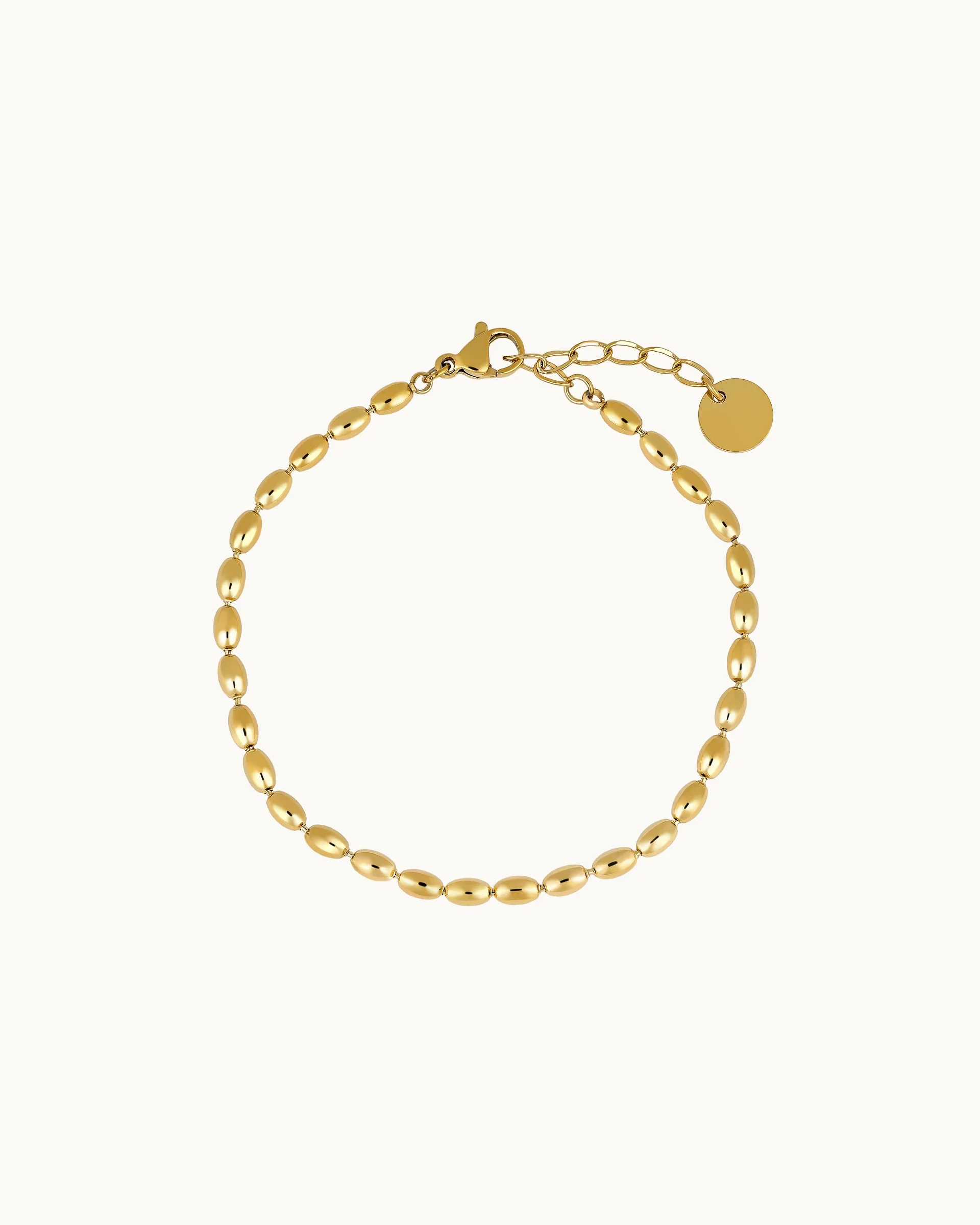 Justine Beaded Bracelet in Gold
