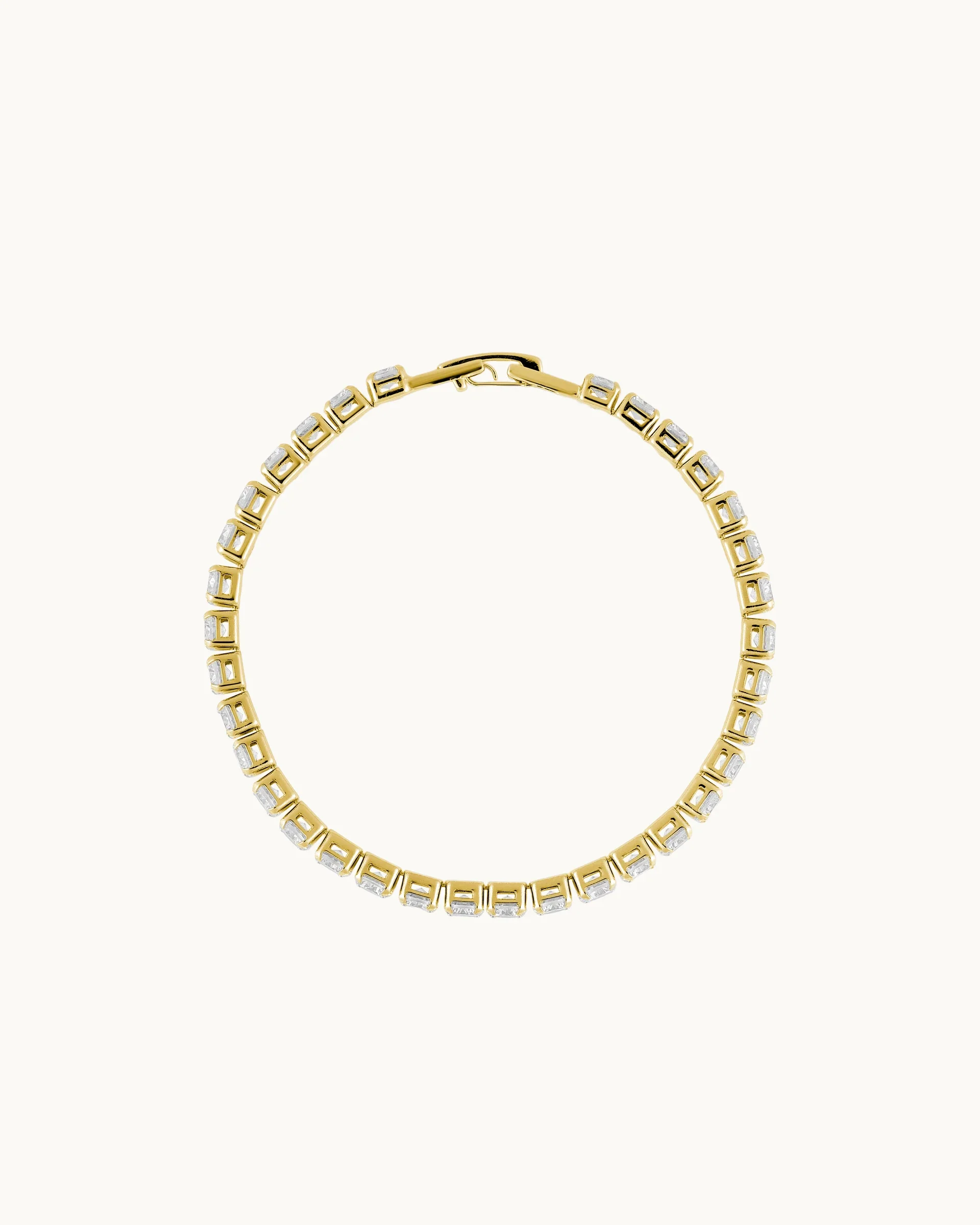 Kacey Tennis Bracelet in Gold - 4mm - Image 3
