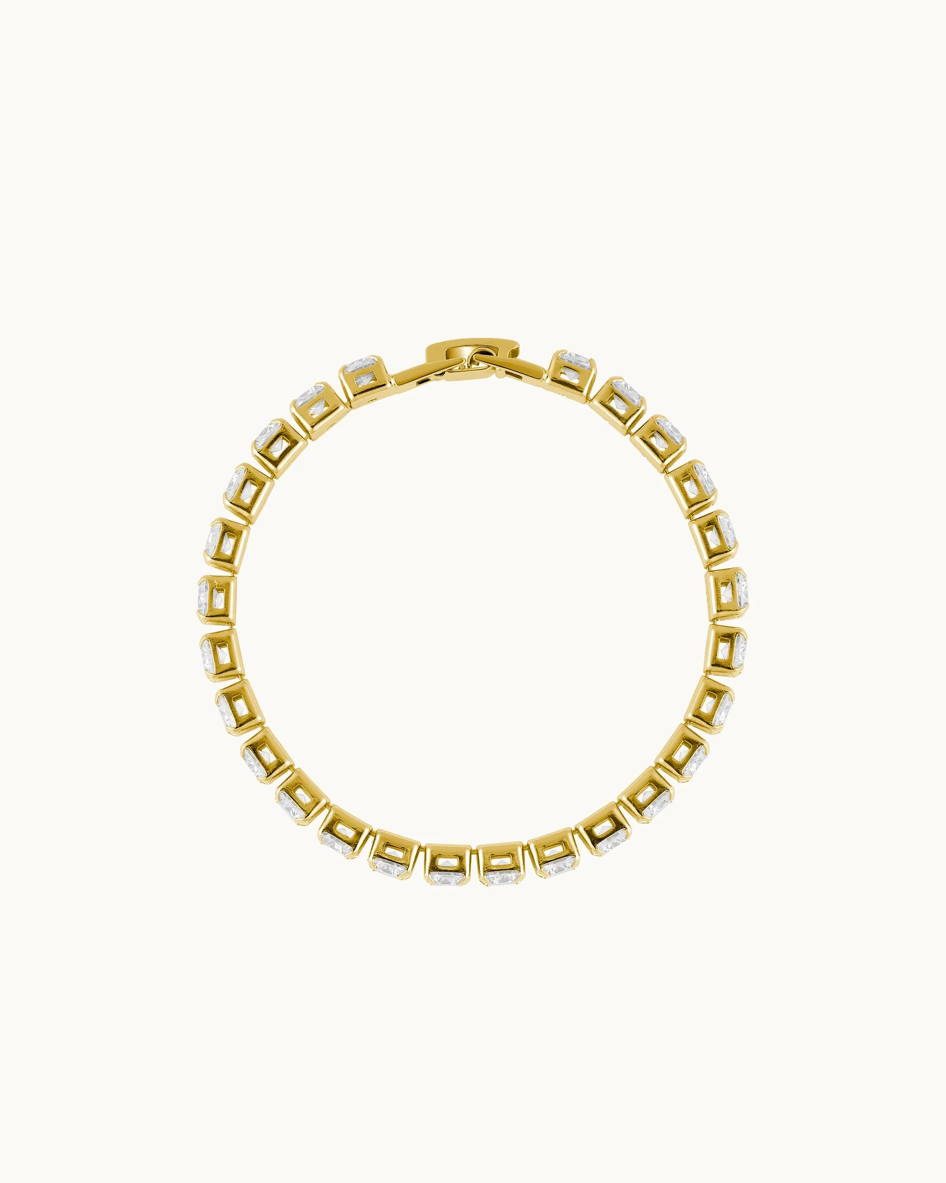 Kacey Tennis Bracelet in Gold - 5mm - Image 3