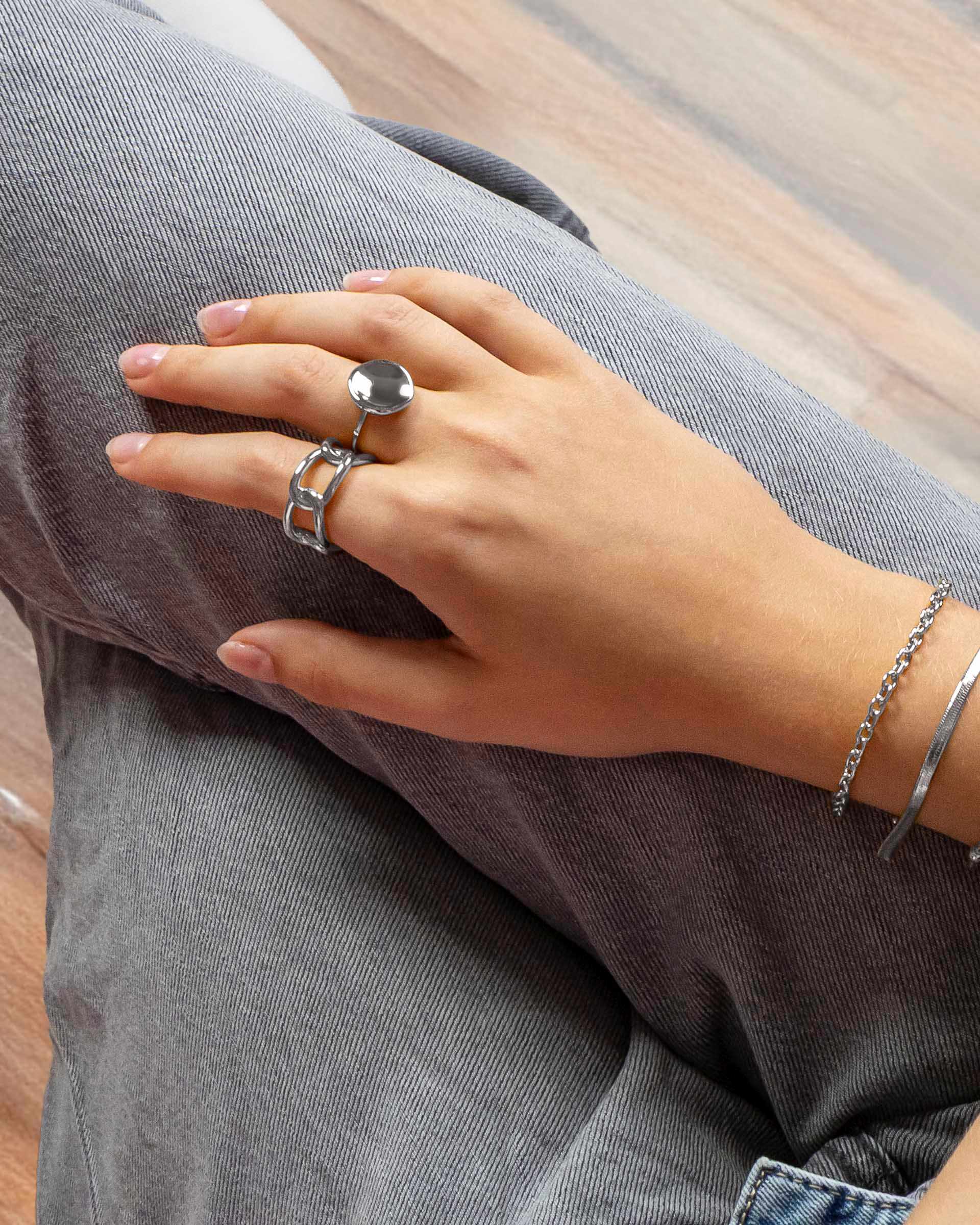 Kerrington Chain Ring in Silver - Image 4
