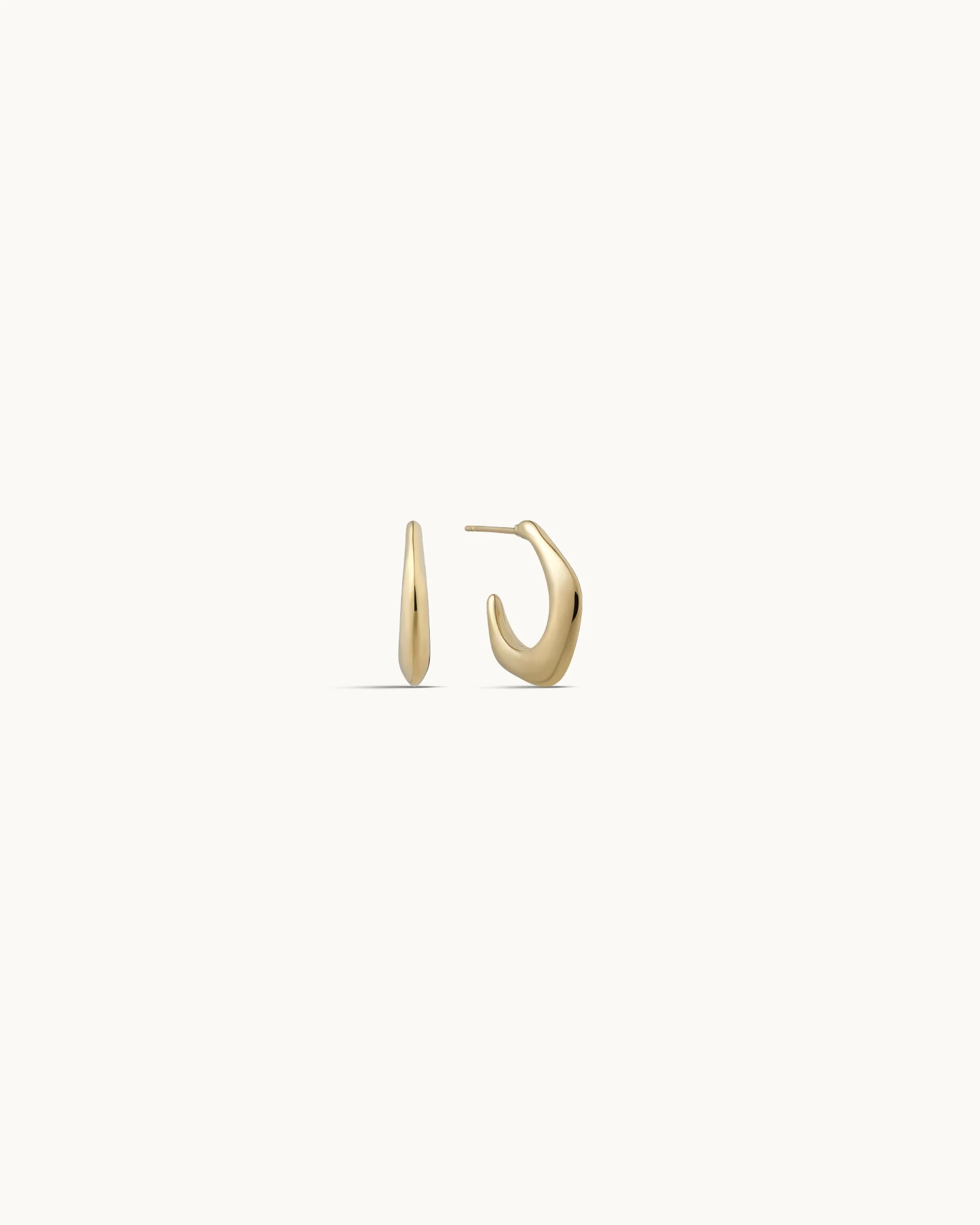 Kristine Hoop Earrings in Gold