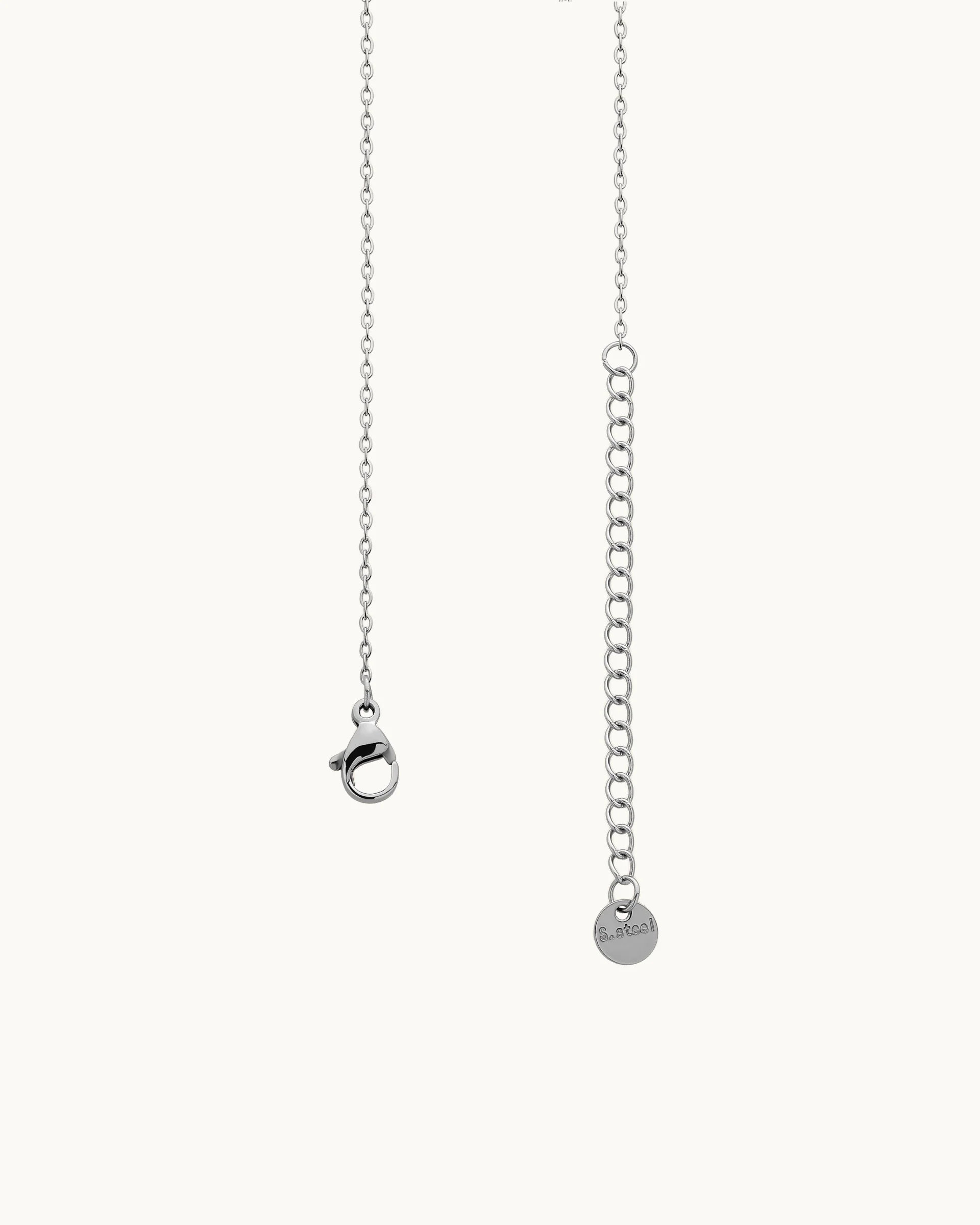 Juliet Heart Necklace in Silver - Image 3
