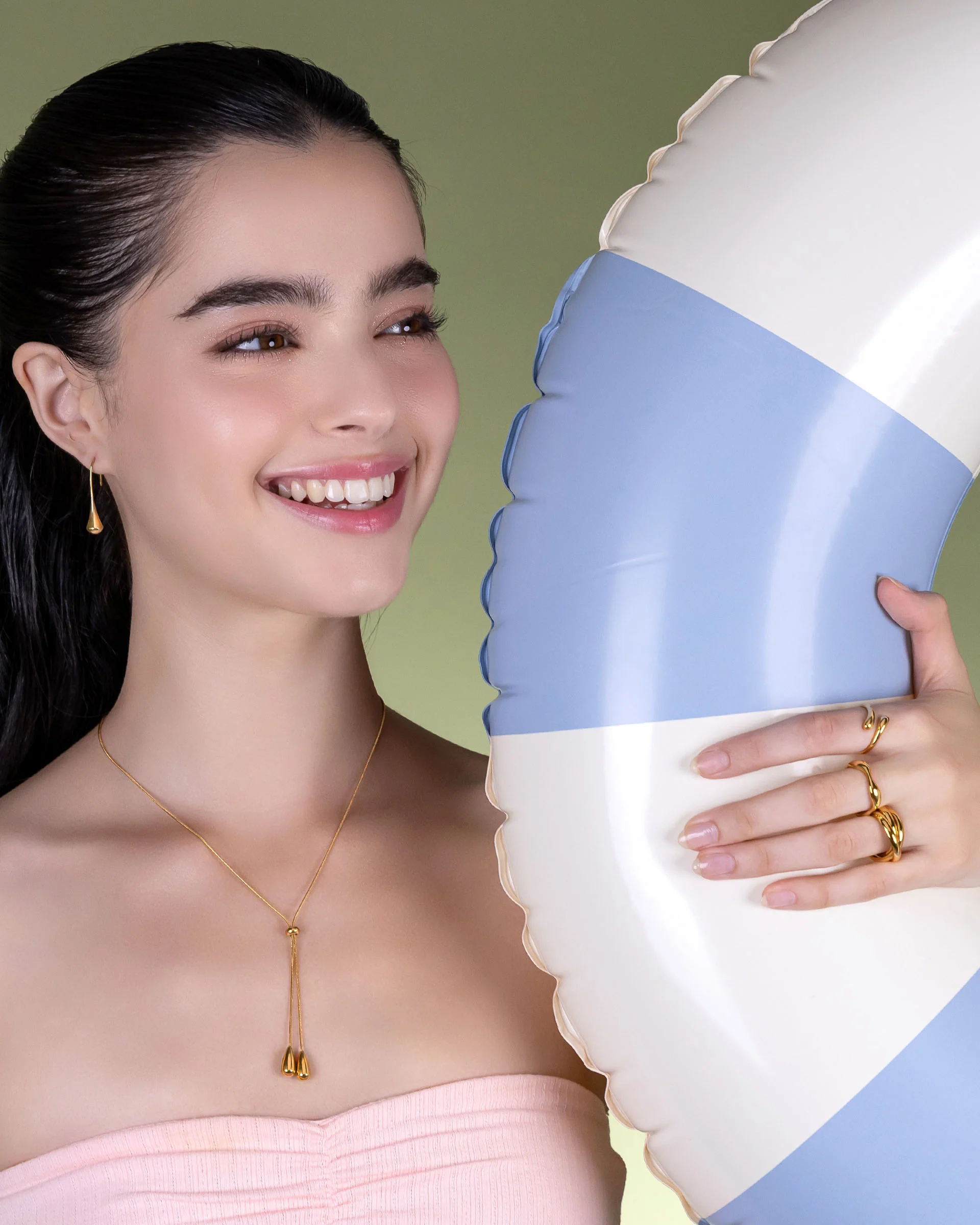 Riley Sculptural Ring in Gold - Image 4