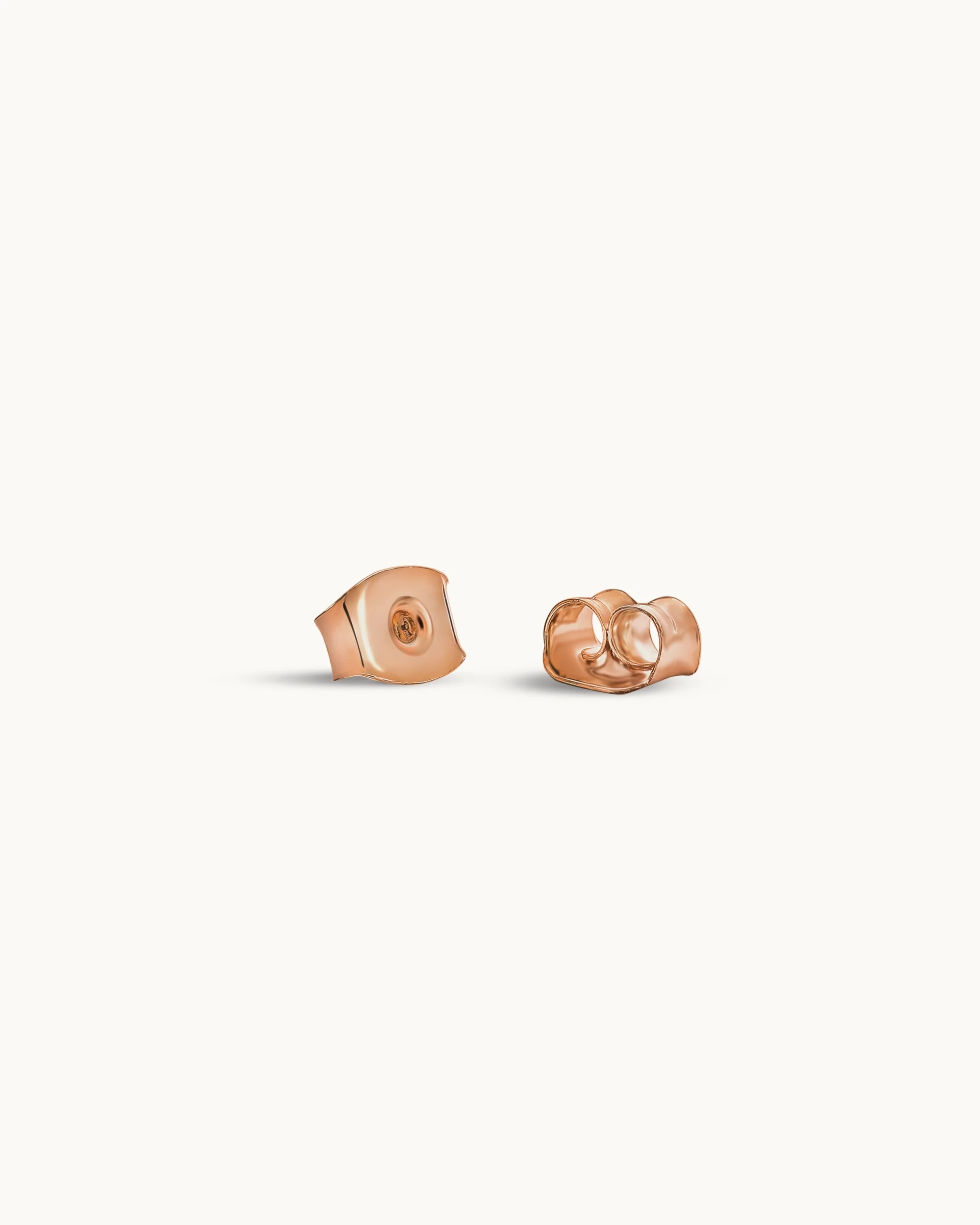 Esmeralda Stud Earrings in Rose Gold - Image 3
